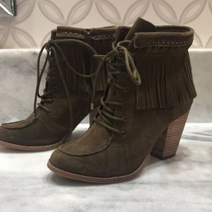 Army Green Gianni Bini Combat Boots NWOT